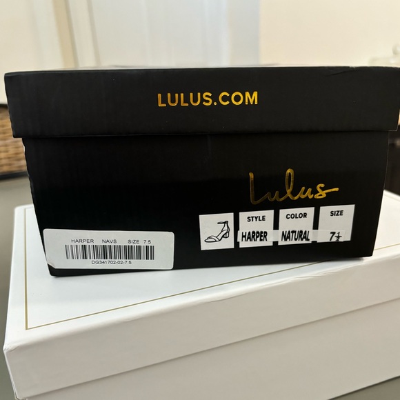 Lulus Tan Suede Harper Heels- size 7.5 - Picture 5 of 5